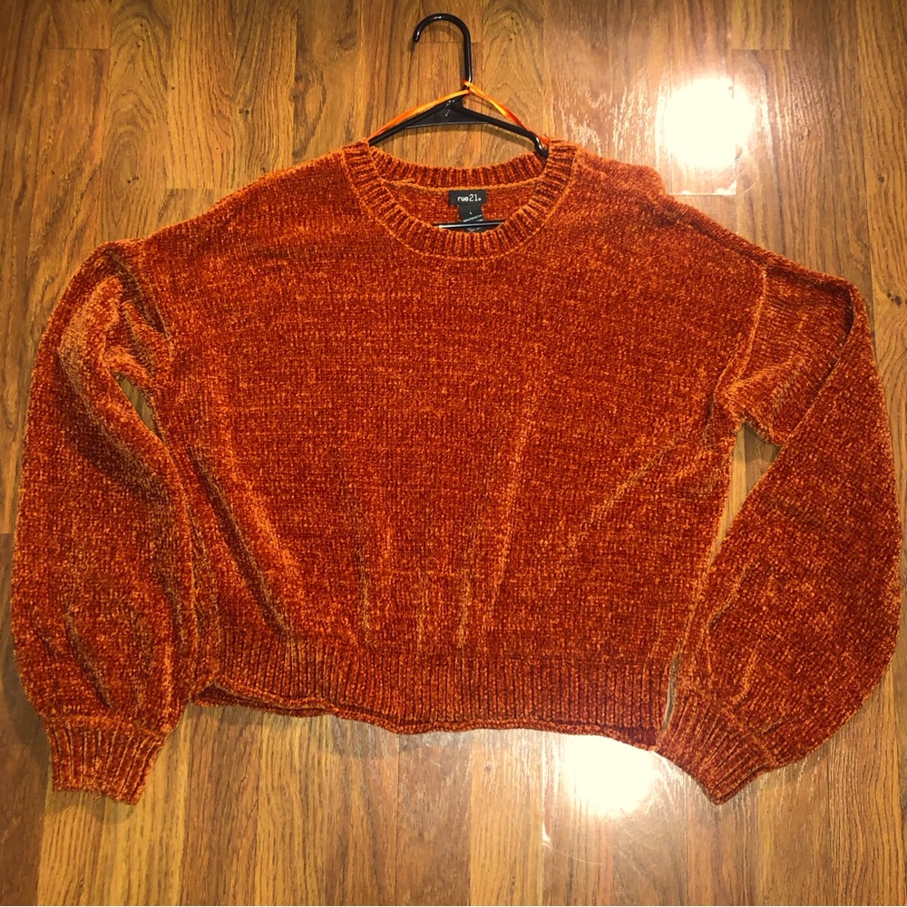 Women's Orange Sweater